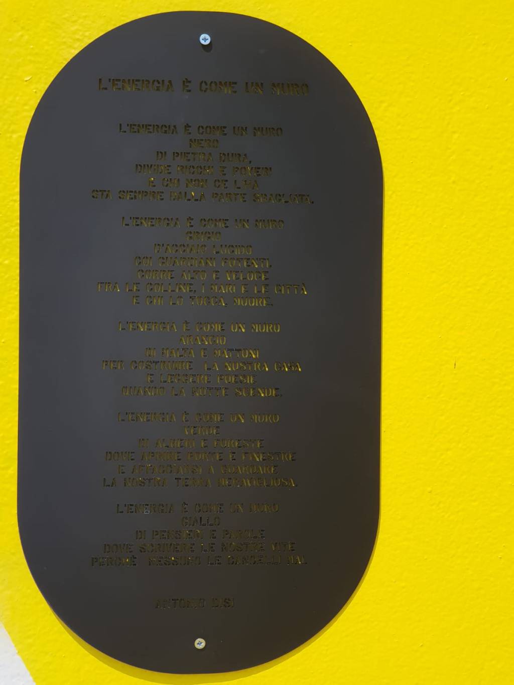 L’Energia è come un&nbsp;muro