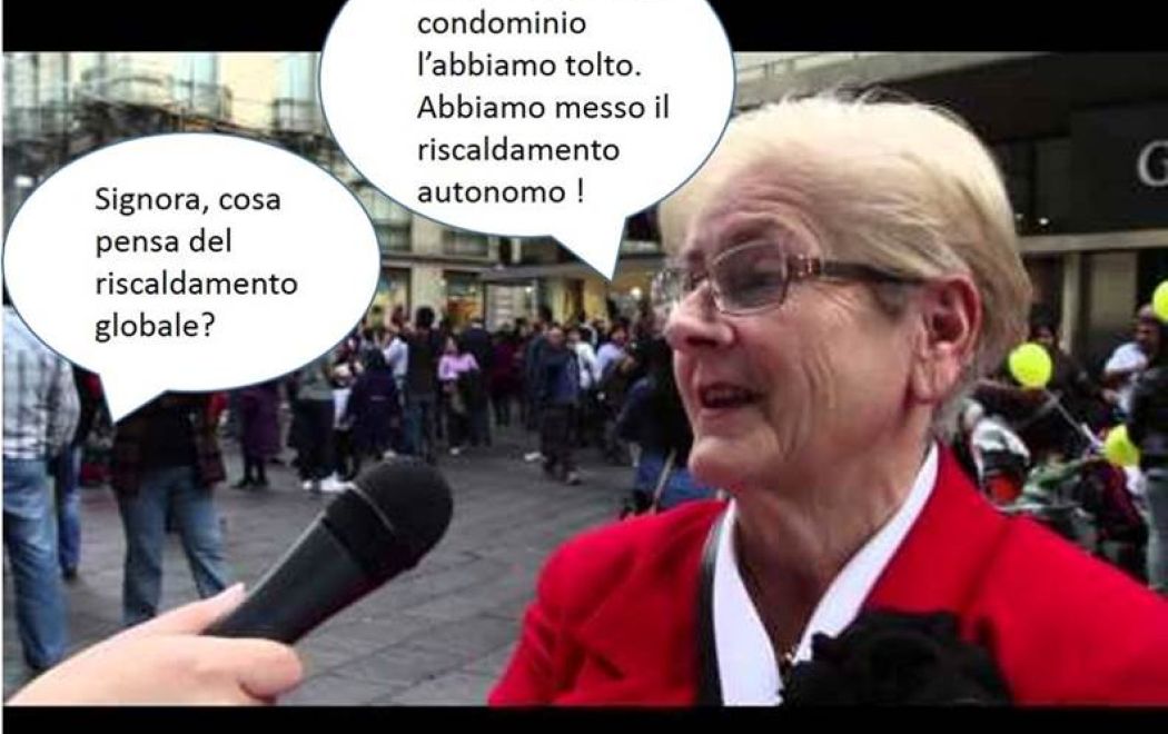 Cambiamento climatico ? E’ vero, ma non ci credo…